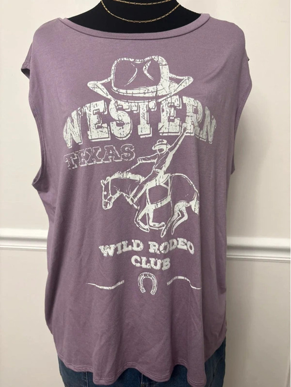 Ragdoll Western Texas Wild Rodeo Club Graphic Top – Size 2X